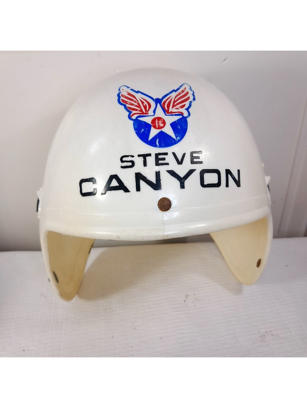 Vintage Steve Canyon Jet Helmet Ideal Air Force Toy kids toy dress up costume
